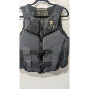 Hyperlite Wake Co. Life Vest Jacket Wakeboarding Tropical Pineapple